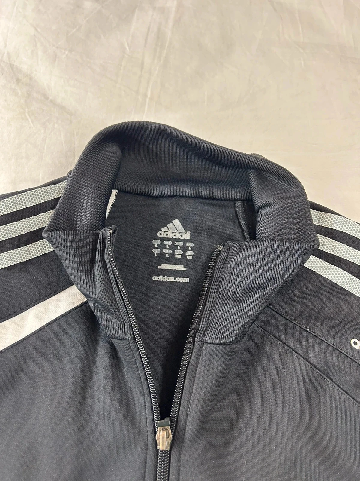 Veste leve preta adidas estilo vintage retrô anos 2000 – photo 8